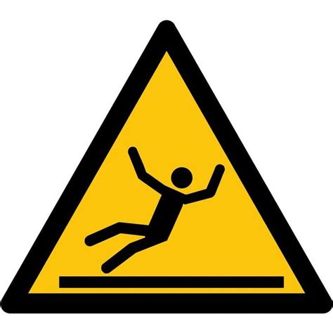 Pictogramme Danger De Chute En 2024