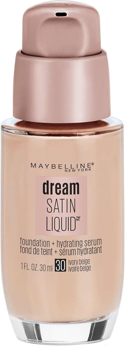 Amazon Maybelline New York Dream Satin Liquid Foundation Ivory