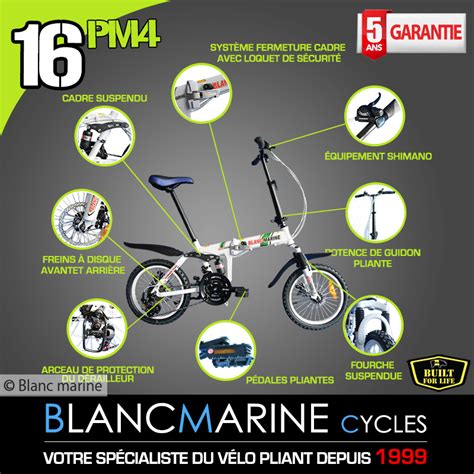 V Lo Pliant Blanc Marine Mod Le Pm Ou Vitesses