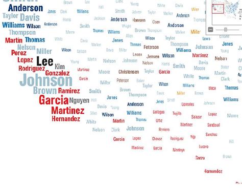 Maps of Surnames - Sociological Images