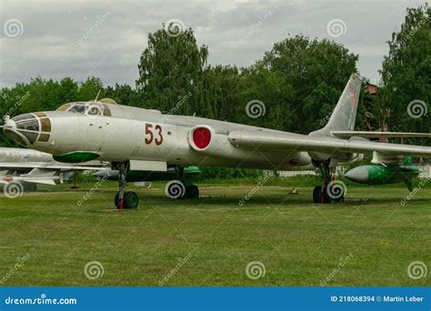 Tupolev Tu 16k Soviet Long Range Missile Carrier Bomber Editorial Stock