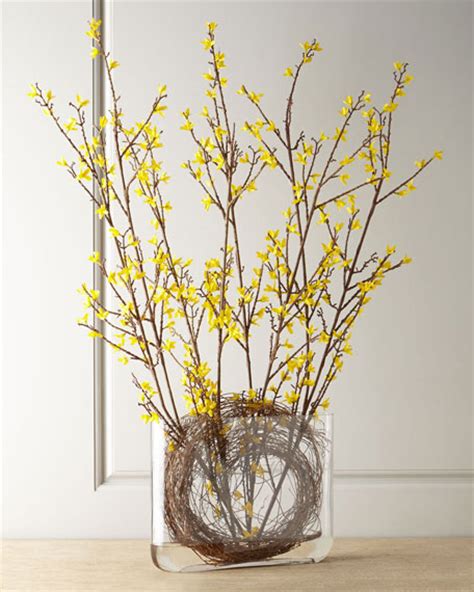 John-Richard Collection Faux Forsythia Arrangement