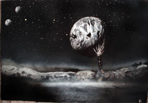 Black and White Space Painting by NikoS92 on deviantART