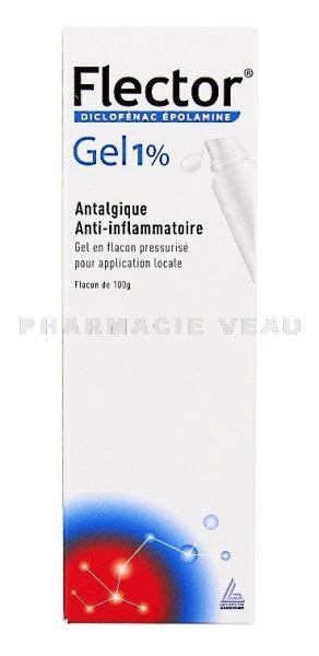 Flector Gel 1 Anti Inflammatoire Et Tendinite Flacon 100g