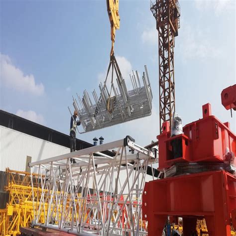 High Efficiency New Construction Machinery Qtz Self Erecting Tower