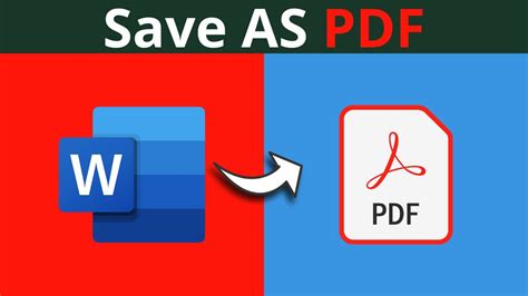 How To Save Word Documents As Pdf Using Microsoft Word And Word On