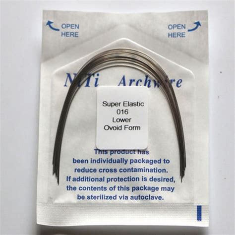 1 Pack Orthodontic Dental Super Elastic Oval Form Niti Round Arch Wires