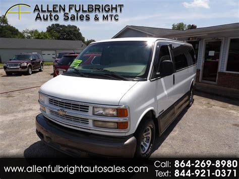 Used 2000 Chevrolet Express 1500 Cargo For Sale In Greenville SC 29611