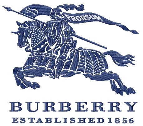 Burberry Group logo embroidery design