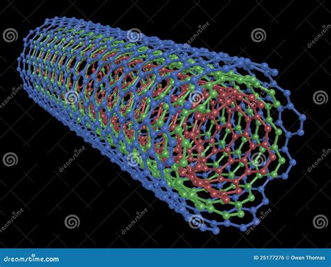 Multiwalled Carbon Nanotube Stock Illustration Illustration Of Black