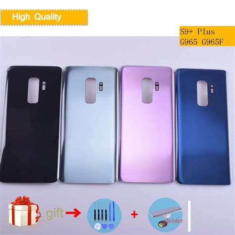 Back Glass Replacement For Samsung Galaxy S9 S9 Plus G965 G965f Battery Cover Rear Door Housing