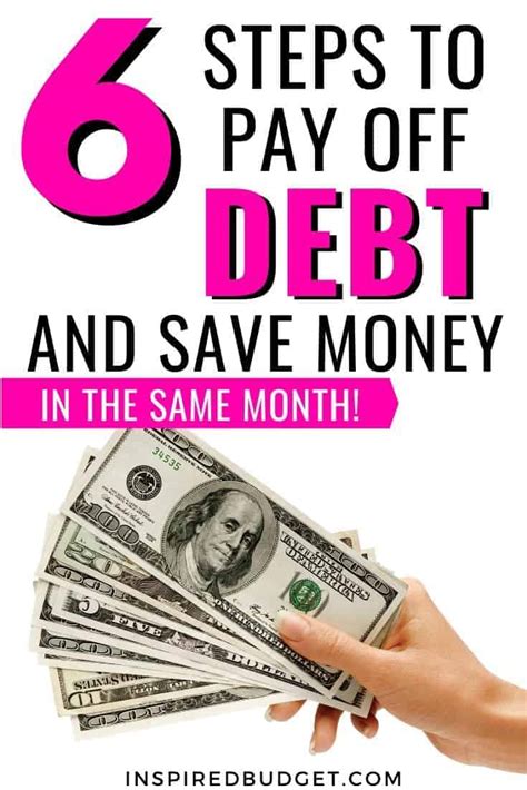 How To Pay Off Debt And Save Money At The Same Time Inspired Budget