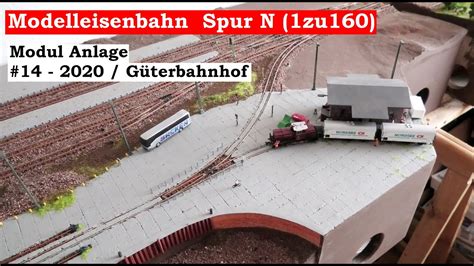 Modellbahn Spur N 1zu160 14 2020 2021 Neue Modul Anlage