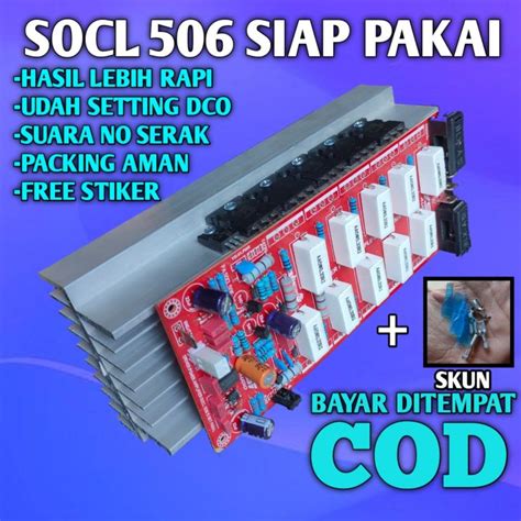 Socl 506 Plus Final Siap Pakai Power Amplifier Driver Socl 506 Lazada