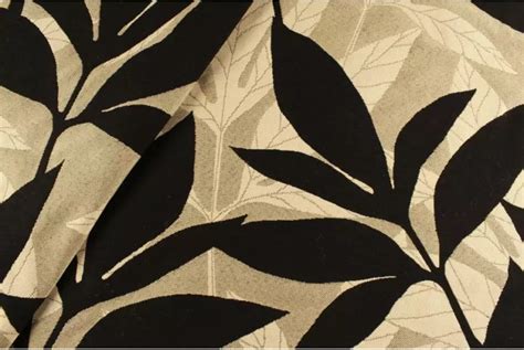 Tissu Jacquard V G Tation Noir Beige