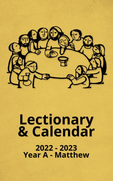 Lectionary & Calendar Year A – Kereru Publishing