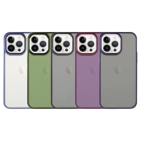 Funda Smoked Premium Para Iphone Pro En Colores