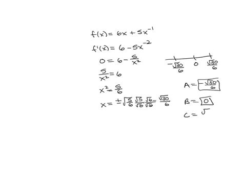 Solved Consider The Function Fx 6x âˆšx 1 For This Function