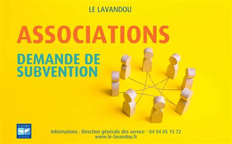 Demande de subvention des associations pour l année 2025 Le Lavandou