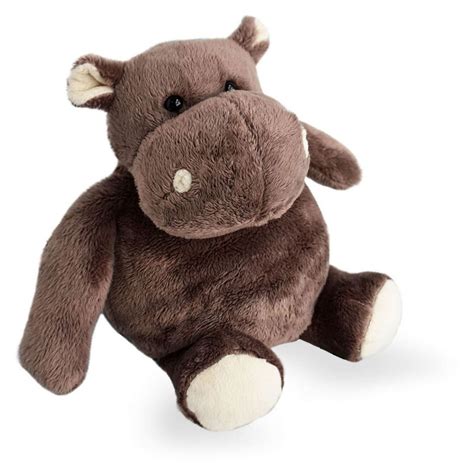 Histoire D Ours Peluche Hippopotame Marron 23 Cm