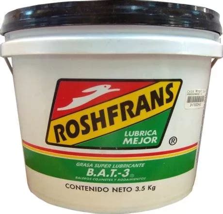 Cubeta Grasa Para Balero Roshfrans 16kg Envío gratis