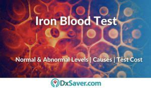 Iron Blood Test | Causes of High & Low Iron Levels & Results Explained