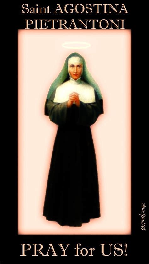 Feast Of Saint Agostina Th November Prayers And Petitions