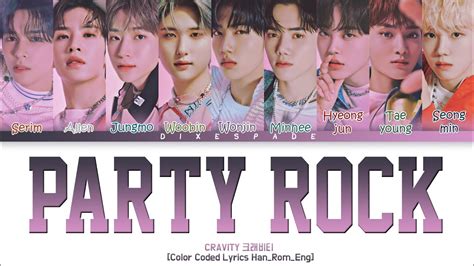 Cravity Party Rock Lyrics Color Coded Lyrics Sub English