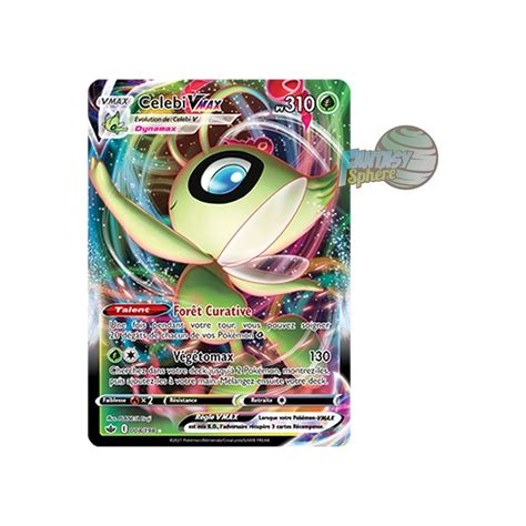 Pokémon Celebi VMAX Full Art Ultra Rare 8 198 Epee et Bouclier