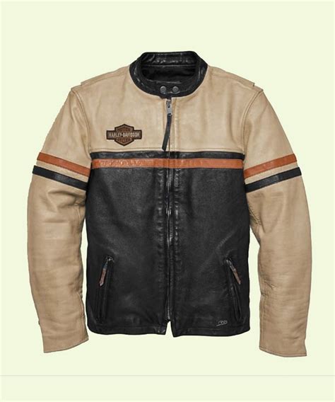 Biker Cowhide Men’s Harley Davidson Leather Jacket - Sale