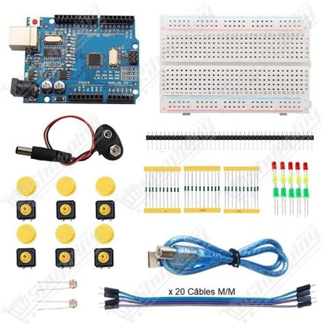 Kit De D Marrage Lectronique Pour Arduino Uno Smd En