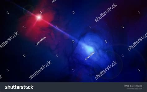 rendering dust cloud interstellar universe stock illustration