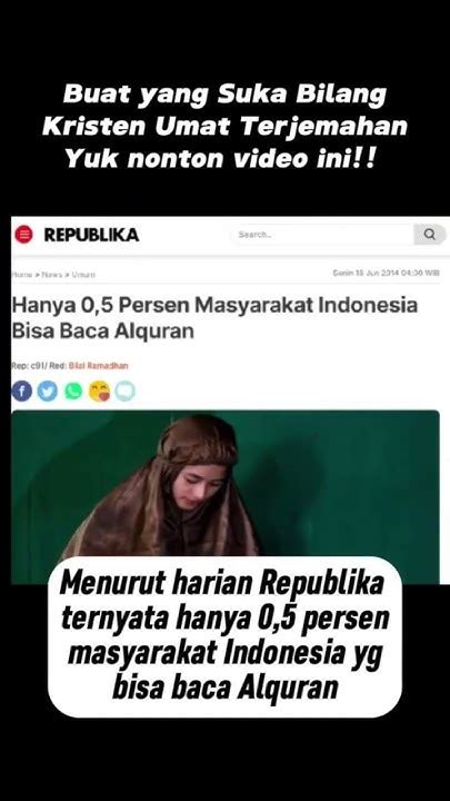 Karena Ajaran Agama Itu Tujuannya Memang Untuk Dimengerti Dan Dipahami