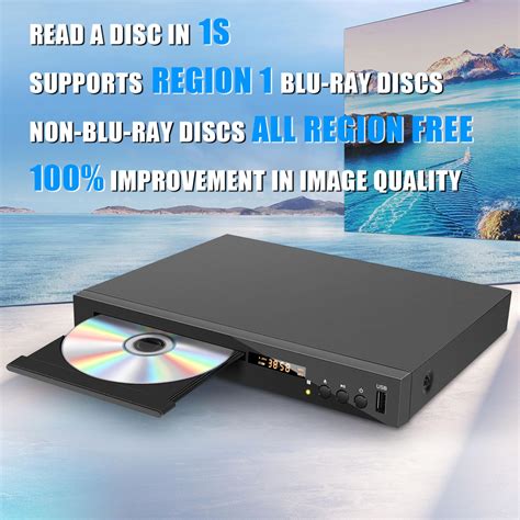 Snapklik.com : HD Blu Ray DVD Player, Home 1080P Blue Ray Disc Player For TV, Play Region A/1 ...