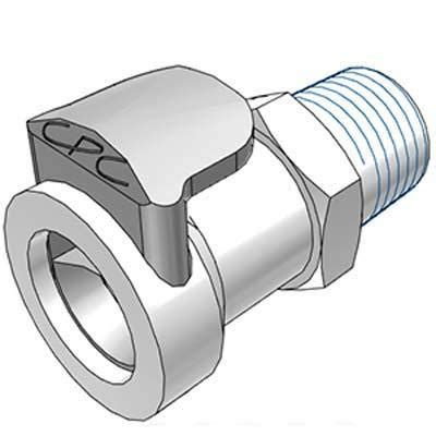 Coupleur CPC Colder A Clapet En Acétal DN 6 4 Fileté 3 8 BSPT Conique