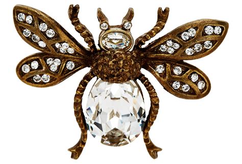 Large Crystal Bumble Bee Brooch Bumble Bee Jewelry Bee Brooch Bee