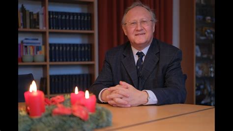 Weihnachtsgru Von Direktor Dr Christof Theilemann Youtube