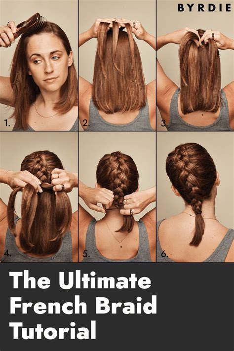 A Step By Step Guide To Creating A Simple French Braid Easy French