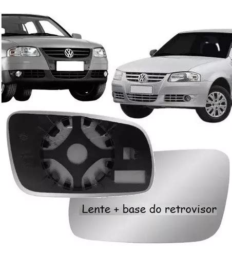 Lente Espelho Retrovisor Gol G3 Esquerda Original