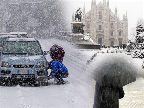 Meteo Cronaca Diretta Bufere Di Neve In Pianura Nubifragi E Venti Di