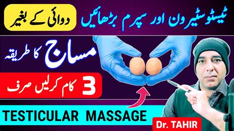 Testicular Massage To Increase Sperm And Testosterone How Can Men