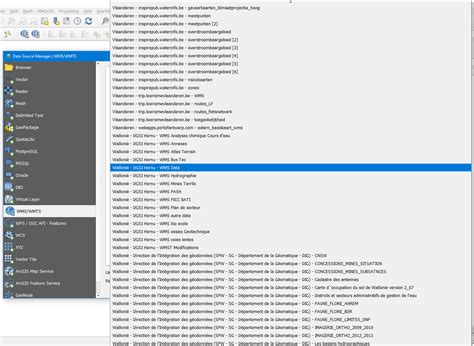 How To Import Many New WMS WMTS WFS Or XYZ Tile Services Into QGIS