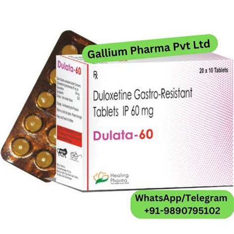 Duloxetine Gastro Resistant Tablets IP At Rs 280 Stripe Anti Anxiety