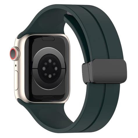 Купить Браслет из жидкого силикона с магнитным ремешком для Apple Watch ...