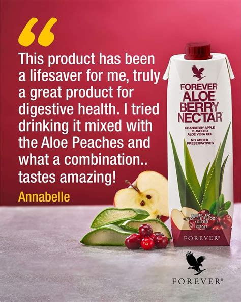 Aloe Berry Nector Forever Aloe Forever Living Products Digestive Health