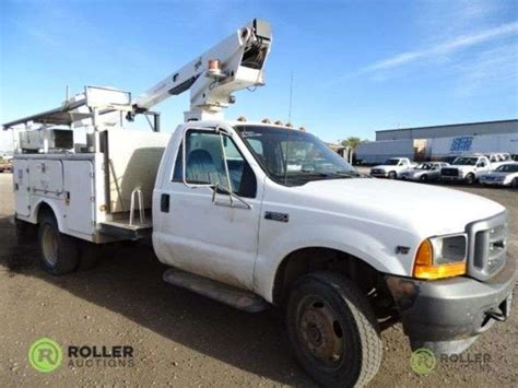 2001 FORD F550 XL SUPER DUTY 4X4 BUCKET TRUCK Triton 6 8L V10