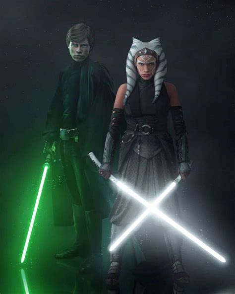 Ahsoka Tano and Luke Skywalker : r/TheMandalorianTV