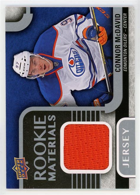 Connor Mcdavid 2015-16 UD Series 2 Rookie Materials RM-CM | Froggers ...