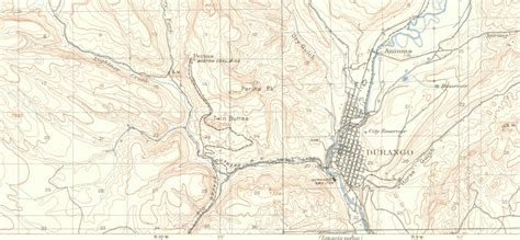 Durango History via Topo Maps