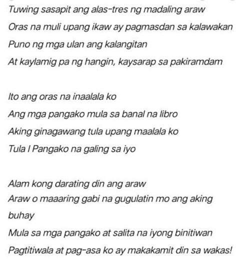 Sumulat Ng Isang Sawikain Salawikain Tungkol Sa Pangakopa Answer Ng